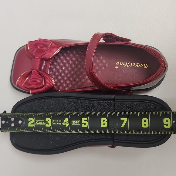 Kids Red Bow Shoes - Picture 5 of 5